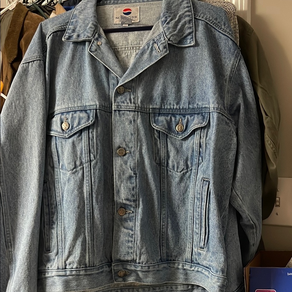 Pepsi Blue Lightweight Shirt Jacket